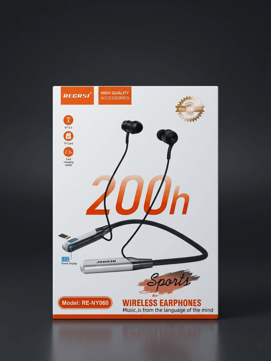 RE-NY060 Wireless Neckband Bluetooth Headphone